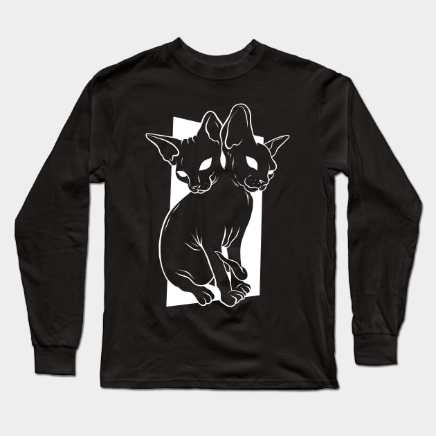 Cosmic Duality Long Sleeve T-Shirt by Spazzy Newton